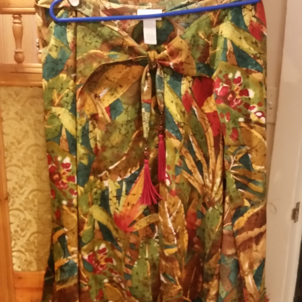 SKirt with Wrap around front with Tassels PS